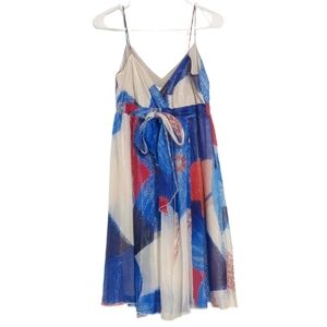 Vintage DVF Shimmer Chiffon Dress ASO Gilmore Girls Alternative Size 2